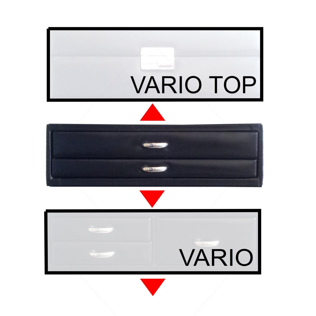Módulo estándar VARIO vario / negro (cuero)
