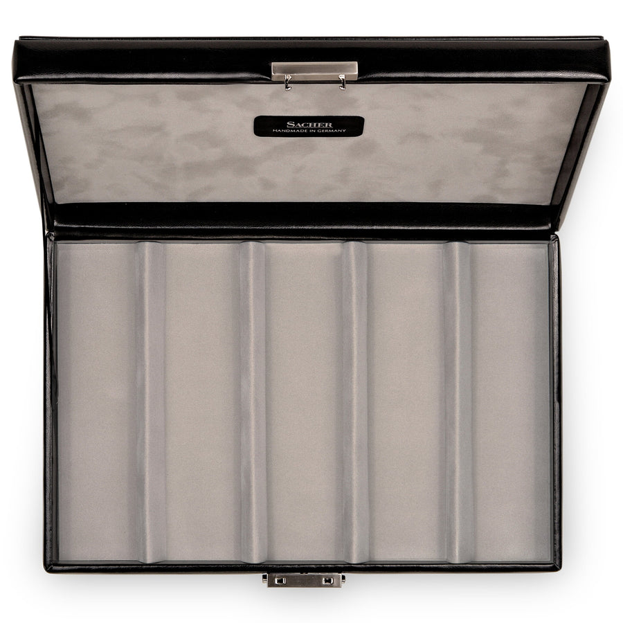 Estuche para pulseras, collares de perlas, etc. VARIO CASO vario caso / negro (cuero)