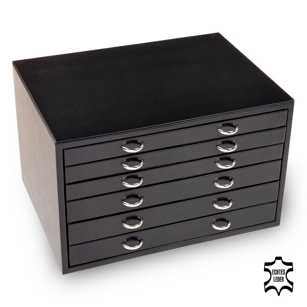 Cofre joyero Grand VARIO vario / negro (cuero)