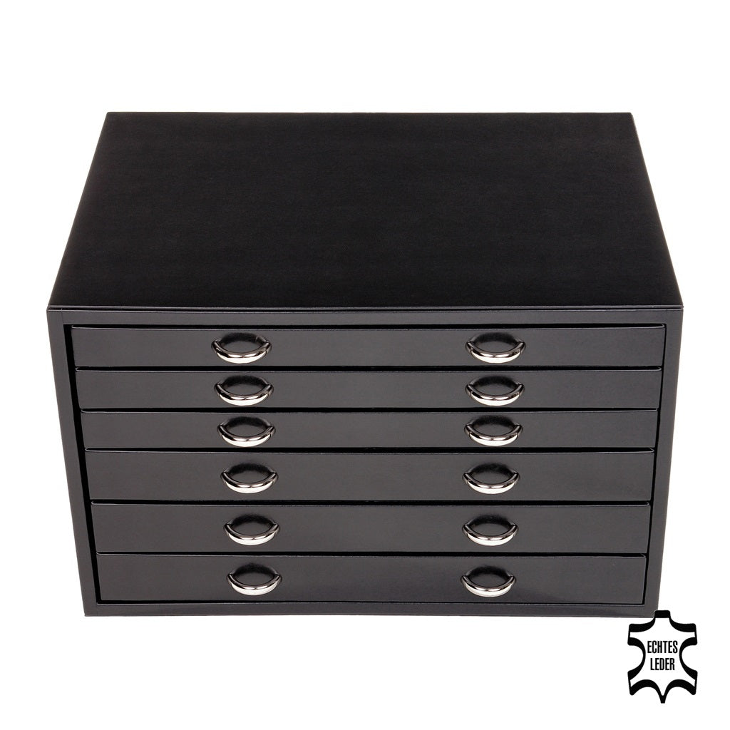 Cofre joyero Grand VARIO vario / negro (cuero)